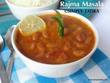 Rajma Masala and Steam Rice