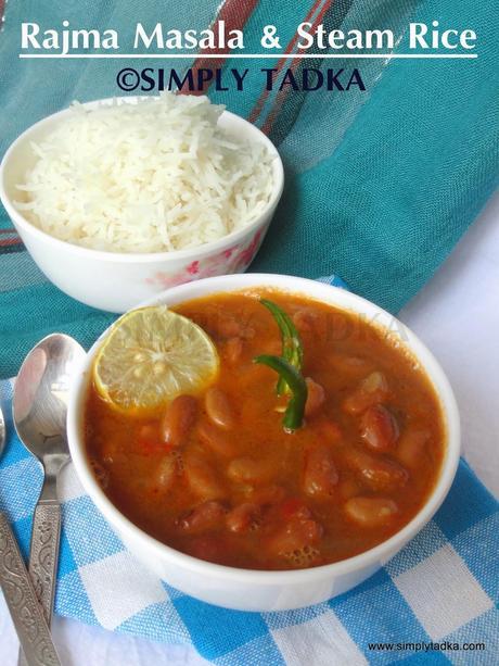 Rajma Masala and Steam Rice