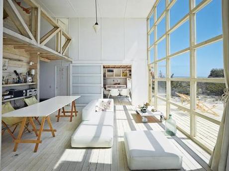 simple bayfront home in chile interior 