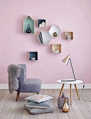 inspiration board | copper + pastels