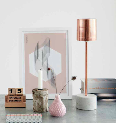 inspiration board | copper + pastels