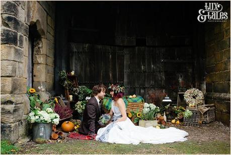 Althernative boho autumn themed wedding 