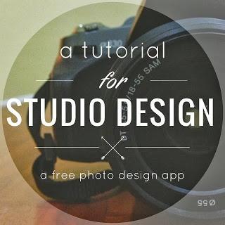 A tutorial for Studio Design: a free photo design app