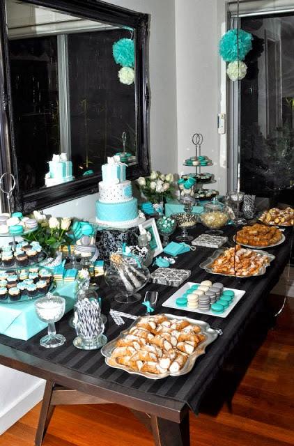Tiffany Inspired 50th Birthday Party by Sweet Little Party Company