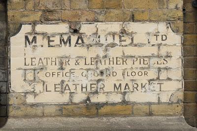 Ghost signs (100): Bermondsey leather