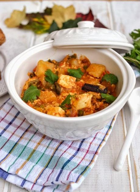 Paneer Veggie Curry in Coconut milk Gravy