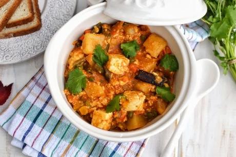 Paneer Veggie Curry in Coconut milk Gravy