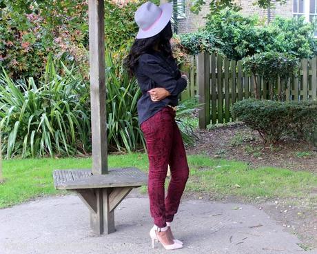 Today I'm Wearing: Burgundy Baroque