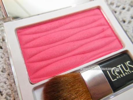 Swatch Fest ~ Lotus Herbals Pure Stay Long Lasting Blushes