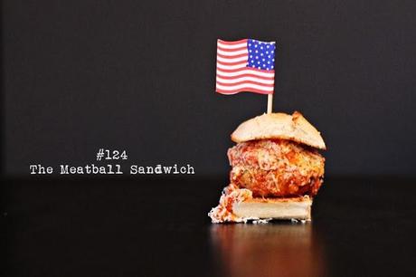 Meatball sandwich with Parmesan & herbs #124