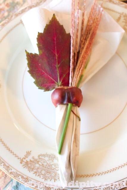 fall place setting