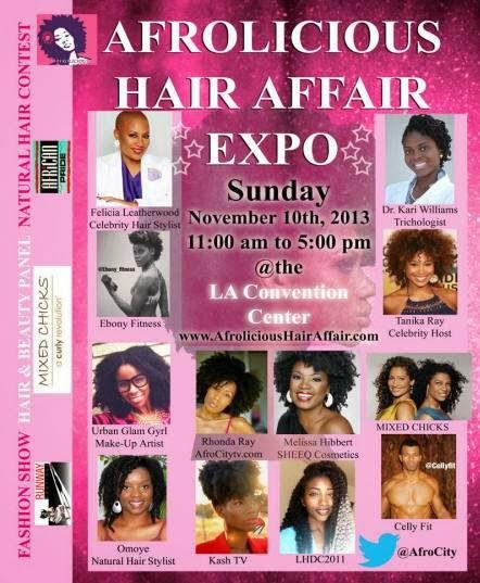 LA Natural Hair Event Alert: Afrolicious Hair Affair Expo