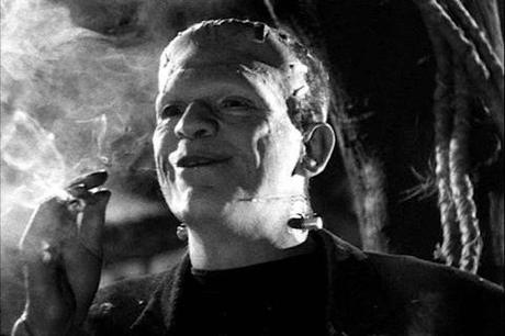 #8 PHOTO- Frankenstein smoking