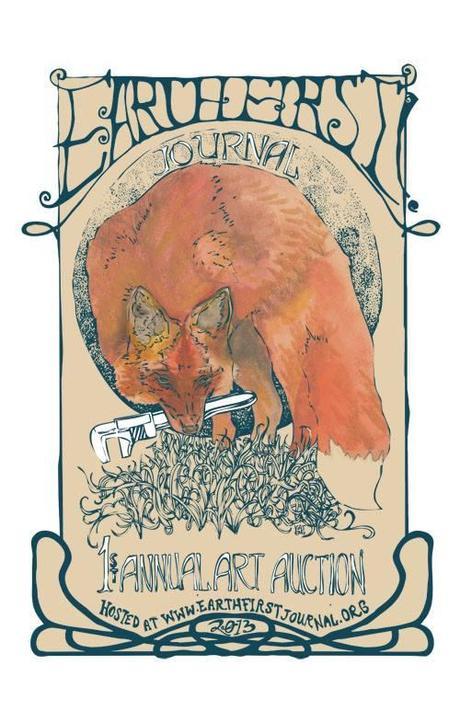 EF! J Art Auction poster, created by Inkat