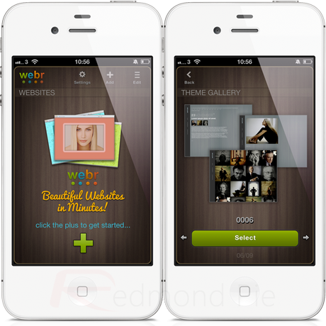 Webr iphone app