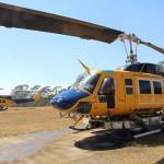 All the helicopters that are helping us get rid of the bushfires
