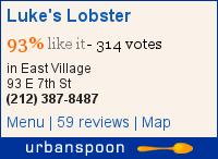 Luke's Lobster on Urbanspoon