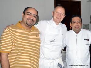 Pawan Soni, Chef Samuli Wirgentus and Chef Manish Mehrotra