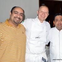 Pawan Soni, Chef Samuli Wirgentus and Chef Manish Mehrotra