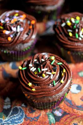 Vegan Double Chocolate Cupcakes {Fluffy, Moist, and Delicious}