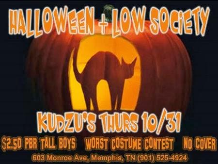 Low Society: Halloween show @ Kudzu's Bar & Grill, Memphis