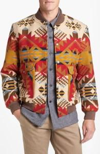 Pendleton 'Cascade' Wool Blend Baseball Jacket