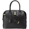 Amazon.com: London Fog Lawrence Satchel Top Handle Bag,Black,One Size:... PRINT MEETS TEXTURE