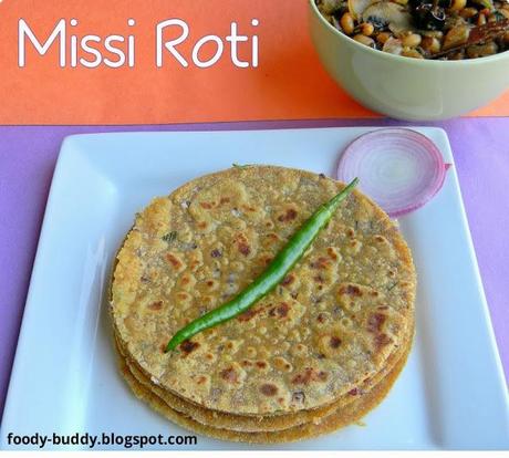 Missi Roti | Savory Indian Bread | Roti Recipe