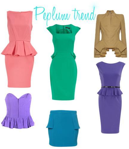 Latest Fashion Trends Peplum Trends