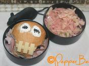 Skull With Side Brains Halloween Bento Lunch!