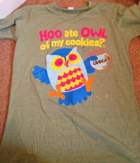 an owl on a t-shirt top from tkmaxx