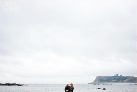 couple on the beach engagement photography