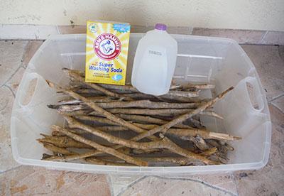 Make your own driftwood step 1