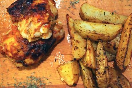 Piri Piri Chicken and Seasoned Wedges