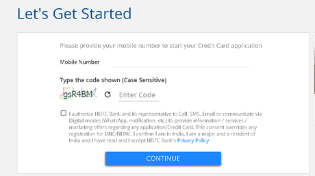 hdfc bank ka credit card apply kare online 