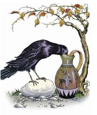 Crow and pebble !! Crow and pebble !!