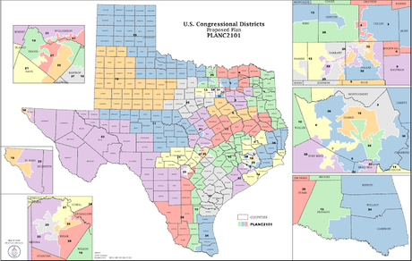 GOP's Texas Redistricting Map Would Help Republicans