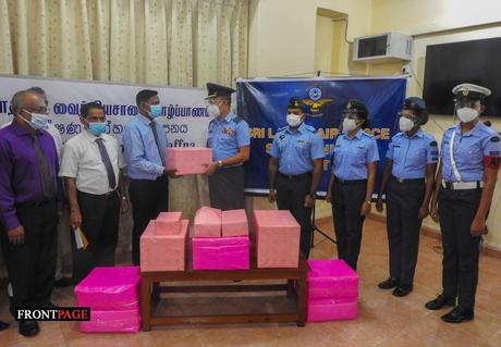 Essential medical equipment distributed by SLAF seva Vanita Unit