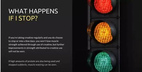 What happens if you stop taking creatine? What happens if you stop taking creatine?