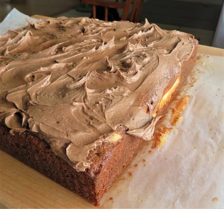 Spice Cake with a Spicy Mocha Frosting