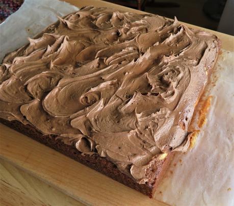 Spice Cake with a Spicy Mocha Frosting