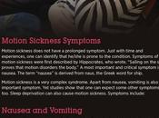 Motion Sickness: Symptoms, Causes Treatment
