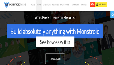 Monstroid WordPress Themes from TemplateMonster:Build Absolutely Anything