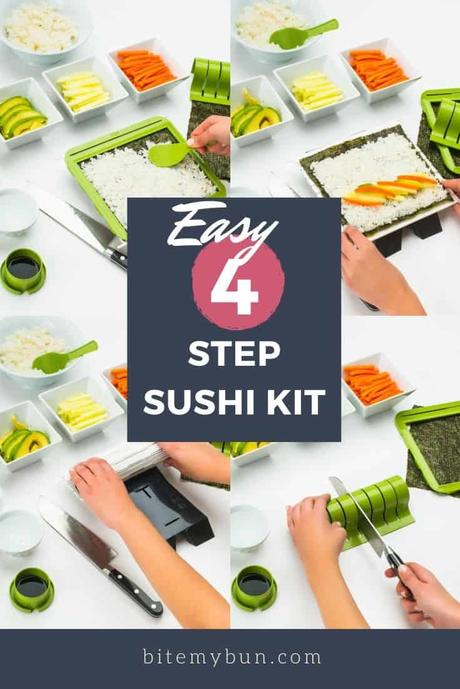 Easy 4 step sushi kit for the family