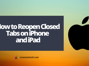 Reopen Closed Tabs iPhone iPad