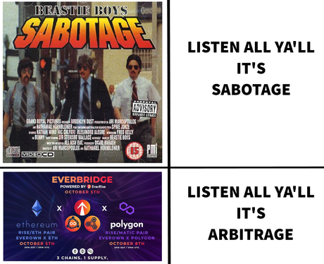 Hear all ya’ll ITS ARBITRAGE