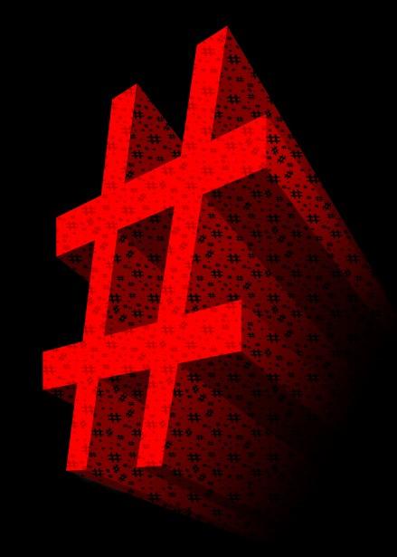 Whether it's to pass that big test, qualify for that big prom. Red 3D Hashtag Symbol Free Stock Photo - Public Domain