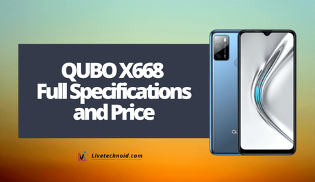 QUBO X668 Full Specifications and Price