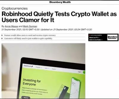 Robinhood is secretly testing the crypto wallets
