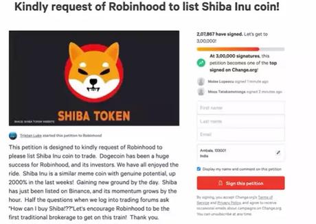 Shiba Inu Coin will hit One Cent in 2021